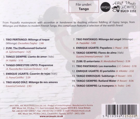 Best Of Tango Argentino [CD]