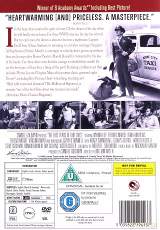 Best Years Of Our Lives. The (Hollywood Classics - Samuel Goldwyn) (Najlepsze lata naszego życia) [DVD]