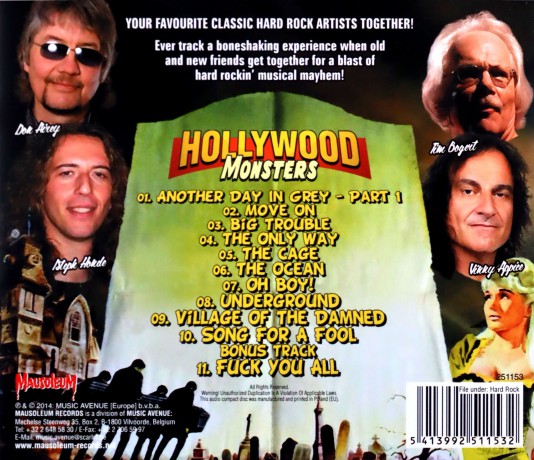 Hollywood Monsters: Big Trouble [CD]
