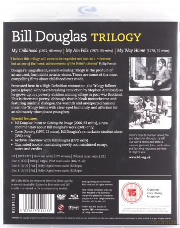 Bill Douglas Trilogy [Blu-Ray]+[DVD]