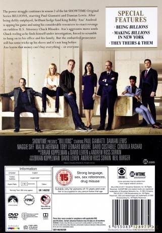 Billions Season 2 [4DVD]