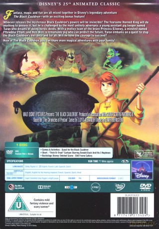Black Cauldron (Taran i magiczny kociol) [DVD]