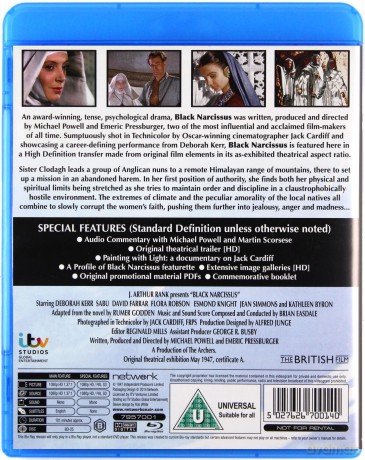 Black Narcissus (Czarny narcyz) [Blu-Ray]