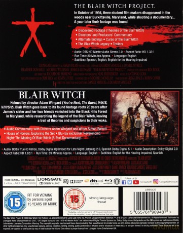 Blair Witch Project / Blair Witch [2xBlu-Ray]