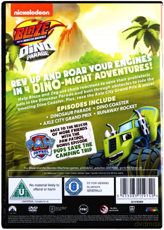 Blaze and the Monster Machines: Dino Parade (Blaze i Mega Maszyny) [DVD]