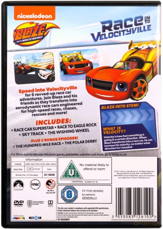 Blaze And The Monster Machines: Race Into Velocityville (Blaze i Mega Maszyny) [DVD]