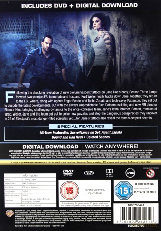 Blindspot Season 3 (Mapa zbrodni Sezon 3) [4DVD]
