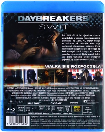 Daybreakers. Świt [Blu-Ray]