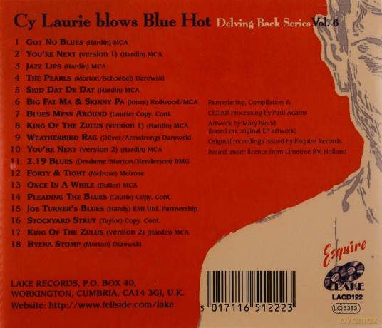 Cy Laurie: Blows Blue Hot [CD]