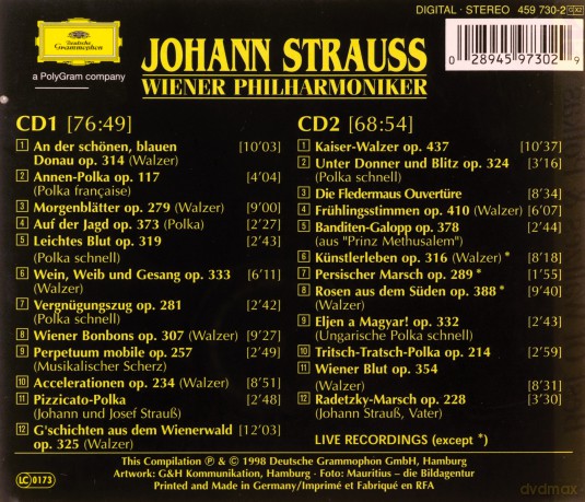 Blue Danube Waltz - Essential Strauss [2CD]