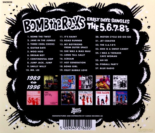 5678s: Bomb The Rocks Early Days Singles [CD]