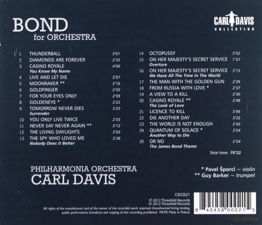 Podavis: Bond For Orchestra [CD]