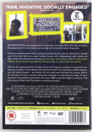 Boom For Real: The Late Teenage Years Of Jean-Michel Basquiat [DVD]
