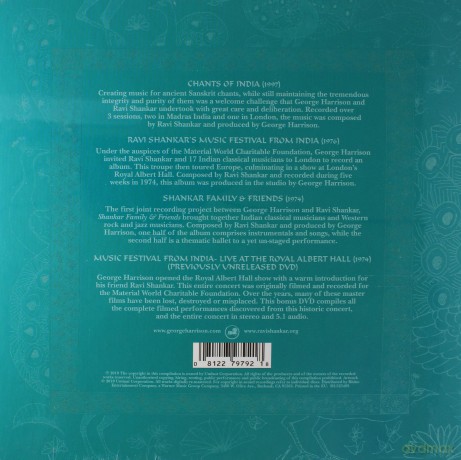 Ravi Shankar & George Harrison: Collaborations [3CD]+[DVD]