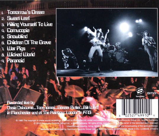 Black Sabbath: Live At Last [CD]