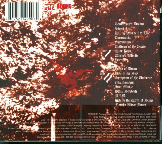 Black Sabbath: Past Lives (Deluxe) [2CD]