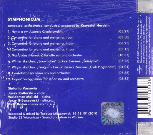Krzysztof Herdzin: Symphonicum [CD]