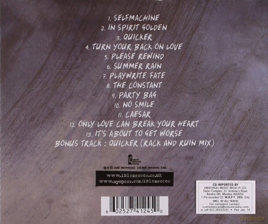 I Blame Coco: The Constant [CD]