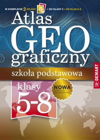 Atlas geograficzny szkoła podstawowa klasa 5 / klasy 6-8 [KSIĄŻKA]