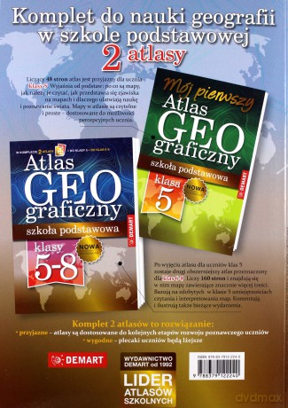 Atlas geograficzny szkoła podstawowa klasa 5 / klasy 6-8 [KSIĄŻKA]
