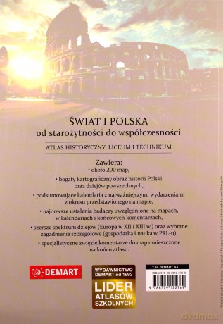Atlas historyczny liceum i technikum zakres podstawowy i rozszerzony [KSIĄŻKA]