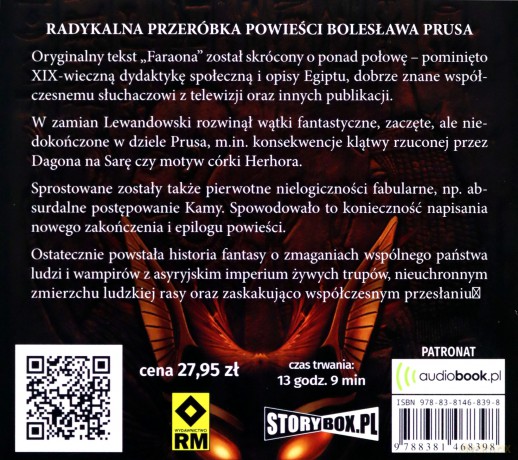 Faraon wampirów - Bolesław Prus, Konrad T. Lewandowski [AUDIOBOOK]