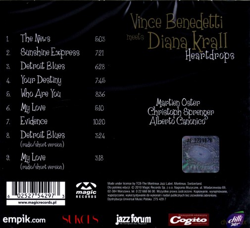 Diana Krall: Heartdrops (PL) (digipack) [CD]