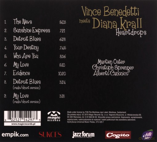 Diana Krall: Heartdrops (PL) (digipack) [CD]