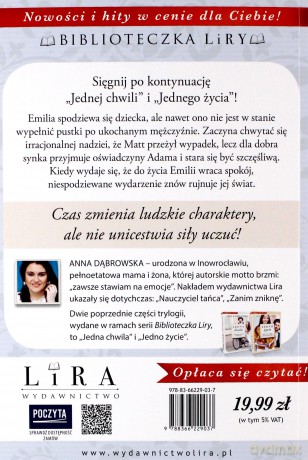 Jedna miłość jedna chwila (Tom 3) - Anna Dąbrowska [KSIĄŻKA]