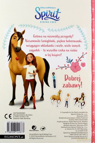 Księga zadań. Spirit riding free [KSIĄŻKA]