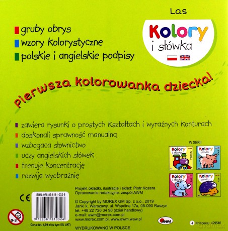 Las kolory i słówka - Piotr Kozera [KSIĄŻKA]