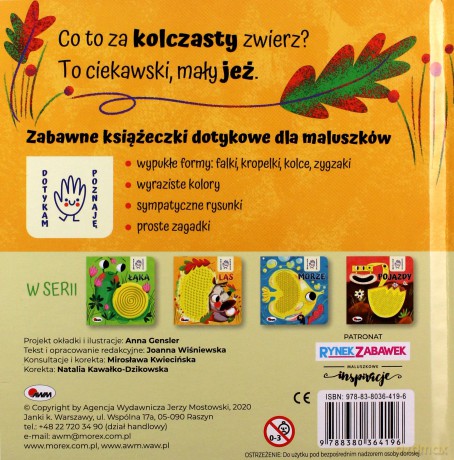 Las. Dotykam, poznaję - Anna Gensler [KSIĄŻKA]