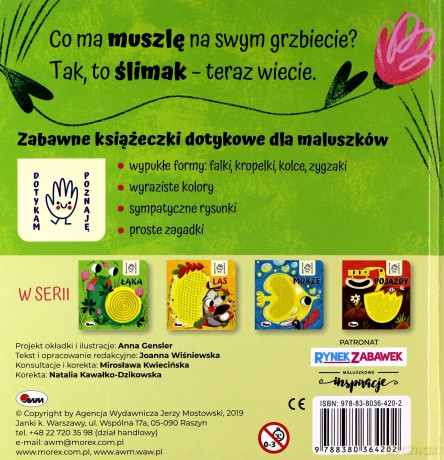 Łąka. Dotykam, poznaję - Anna Gensler [KSIĄŻKA]