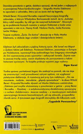 Marek Edelman. Życie do końca - Marek Edelman, Krzysztof Brunetko [KSIĄŻKA]