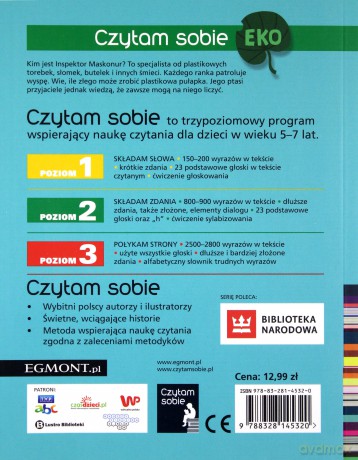 Misja inspektora Maskonura. Czytam sobie eko poziom 2 - Zofia Stanecka [KSIĄŻKA]