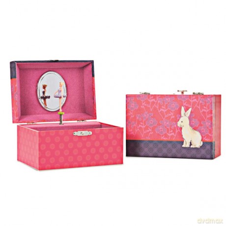 Pozytywka szkatułka z baletnicą flower rabbit
