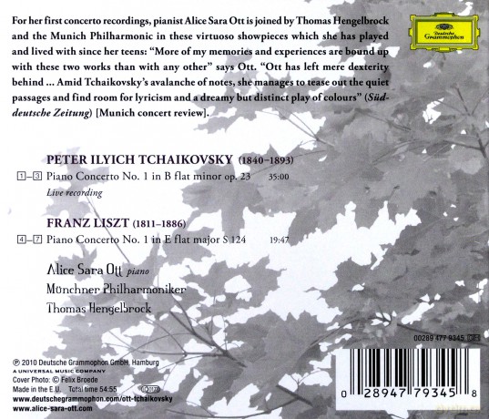 Alice Sara Ott: Tchaikovsky, Liszt Concertos (Polska Cena) [CD]
