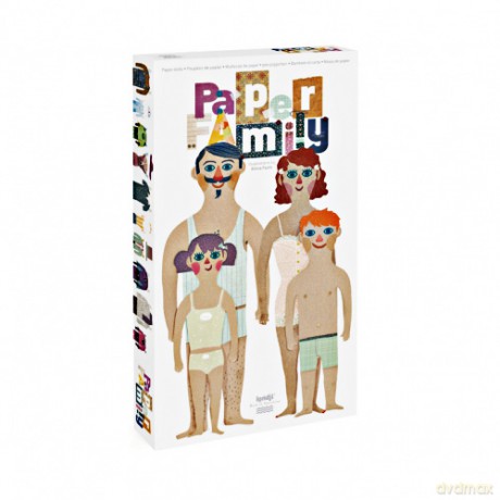 Ubieranka The paper family Papierowa rodzinka [GRA]