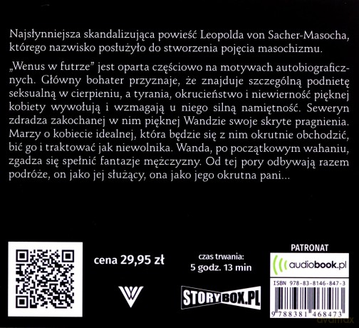 Wenus w futrze - Leopold Von Sacher-Masoch [AUDIOBOOK]