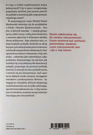 Wojny nowoczesnych plemion. Spór o rzeczywistość w epoce populizmu - Michał Paweł Markowski [KSIĄŻKA]