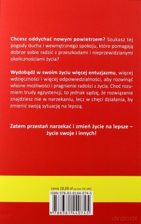Zakaz narzekania działaj aby zmieniać na lepsze życie swoje i innych z przedmową papieża Franciszka - Salvo Noe [KSIĄŻKA]