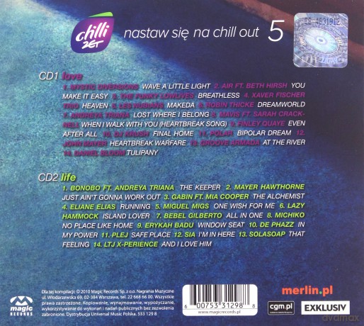 Chilli Zet Nastaw Się Na Chill Out vol.5 (digipack) [2CD]