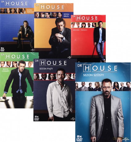 Dr House sezony 1+2+3+4+5+6 Pakiet [29DVD]