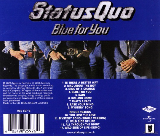 Status Quo: Blue For You [CD]
