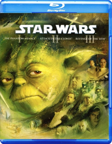 Gwiezdne Wojny, części I-III: Mroczne widmo / Atak klonów / Zemsta Sithów [3xBlu-Ray]
