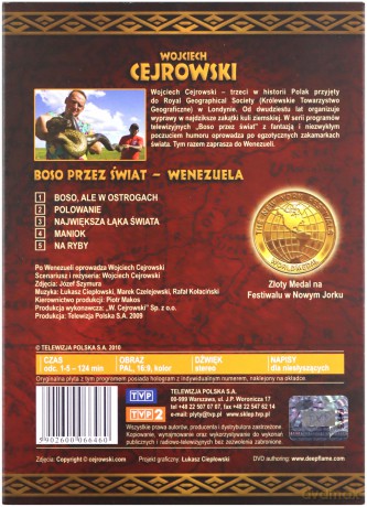 Boso Przez Świat: Wenezuela - Wojciech Cejrowski [DVD]