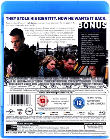 Bourne Supremacy (Krucjata Bourne'a) [Blu-Ray]