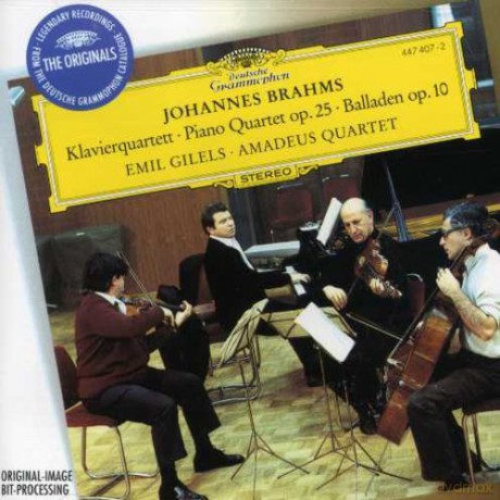 Gilels Amadeus Qrt: Brahms Klavierquartet [CD]