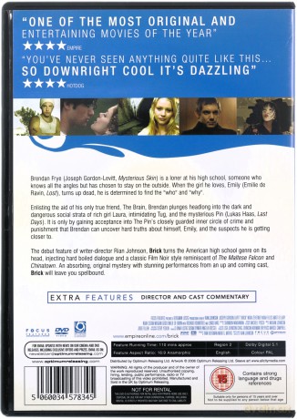 Brick (Kto ją zabił?) [DVD]
