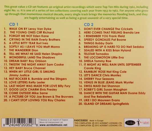 Britains Greatest Hits 1962 [2CD]
